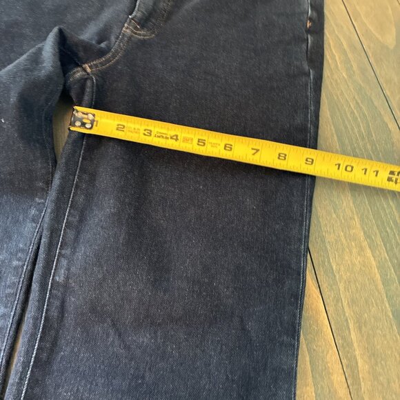 J Crew High-rise Stovepipe Dark Wash Jeans in Signature Stretch+ - Size 27 (Y8) - Picture 9 of 10